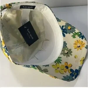 NWT KATE SPADE Floral Design Womens Cap Hat Embroidered Logo.  Floral Hat kate spade | Accessories | Nwt Kate Spade Floral Design  main image 4